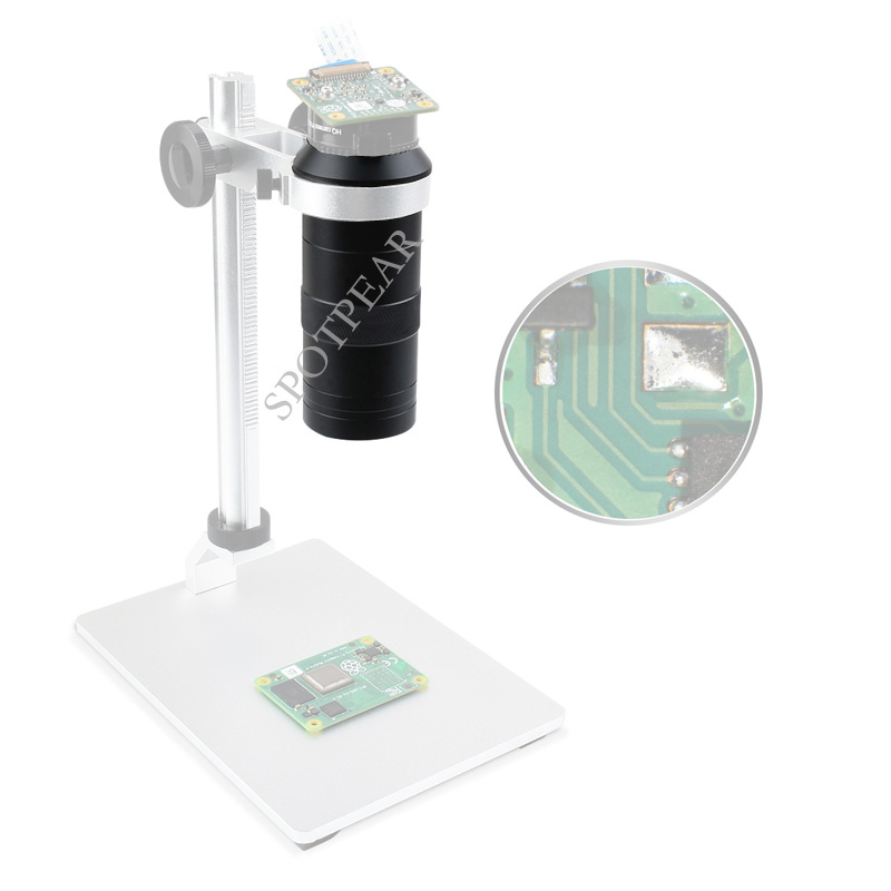Raspberry Pi Industrial 100X M - Raspberry Pi Hq Camera Microscope Lens review and price